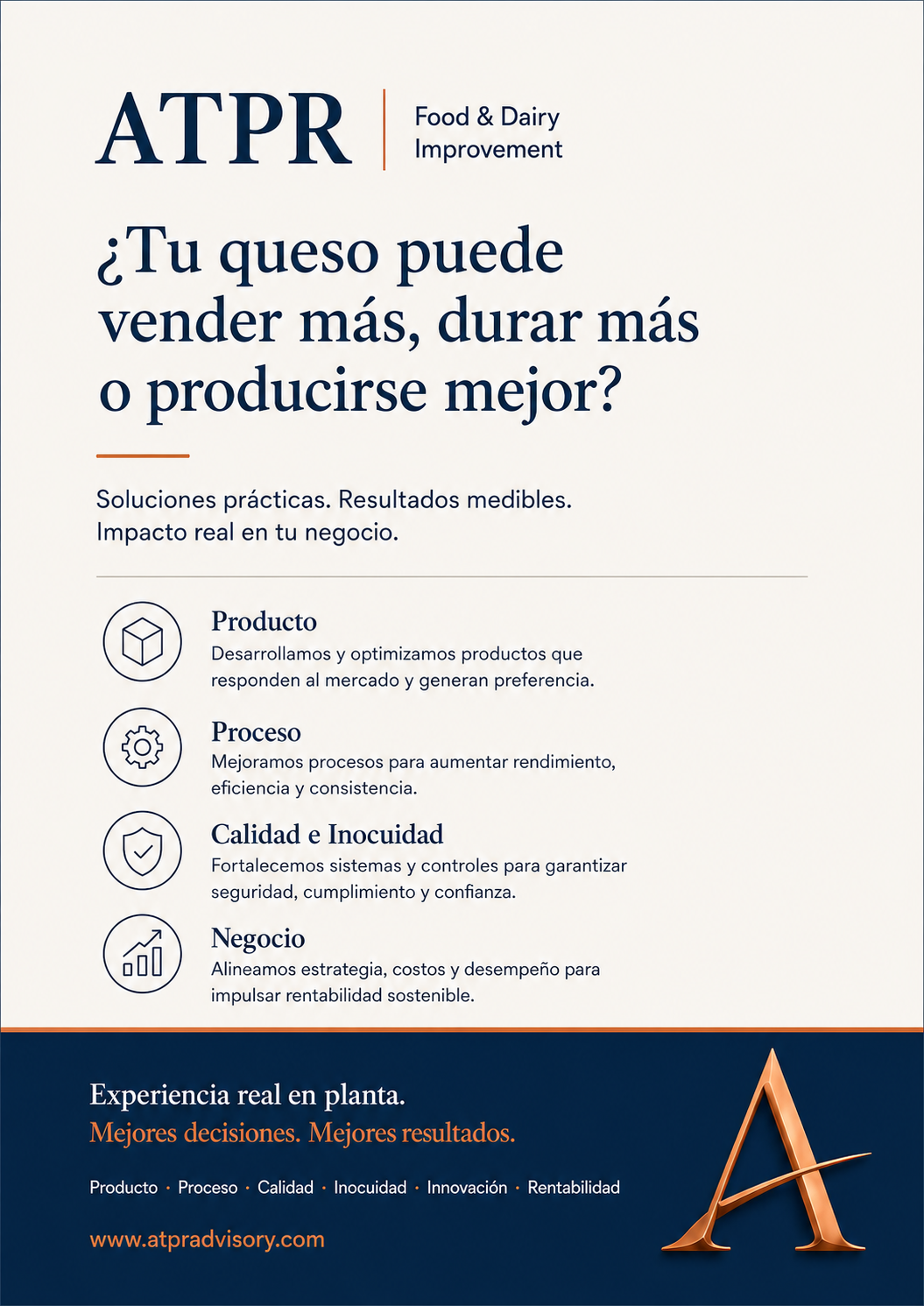 Flyer ATPR Food & Dairy Improvement